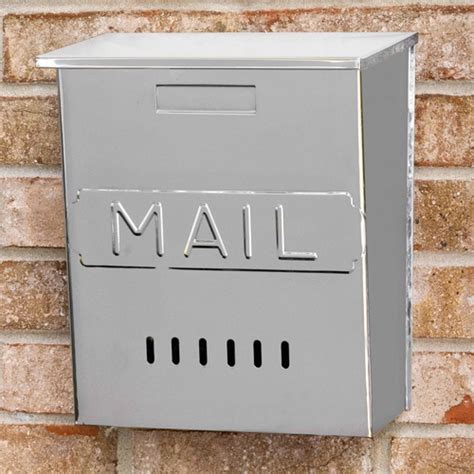 vertical mail wall mount stainless steel mailbox mailboxes  slots outdoor stainless