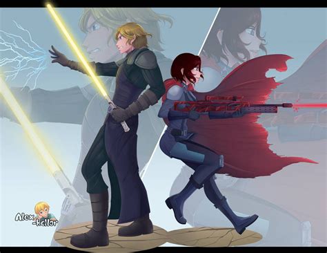 Its Star Wars And Rwby What S Not To Love About It Rwby Rwby Jaune