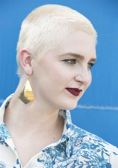 why modemployee bree decided to just do it and shave her head story by modcloth