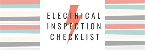 Electrical Safety Inspection Checklist — Griff Electric