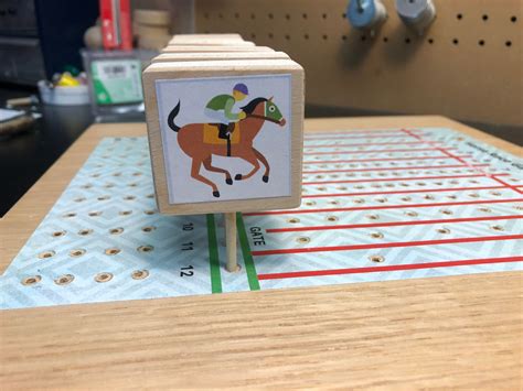horse race board game template etsy