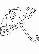 Umbrella Coloring Pages Kids Flower Colouring Drawing Sheets Printable Bestcoloringpagesforkids Easy Adult Choose Board 열기 Shower April sketch template