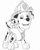 Patrol Paw Colorear Linea Everest Coloringhome Firetruck Birthdayprintable Greeting 2nd sketch template