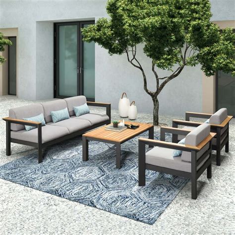 harrier luxury garden sofa table set net world sports
