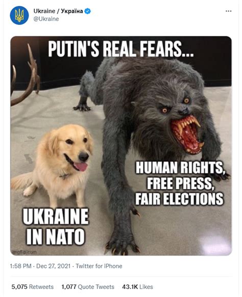 Inside Ukraines Meme Filled Twitter Account Indy100