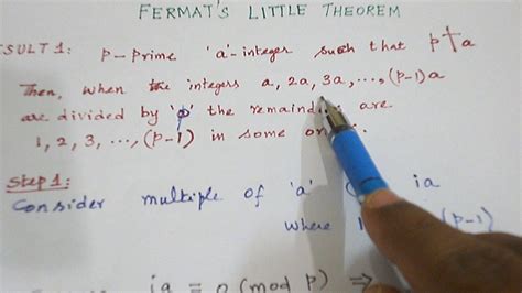 fermats  theorem proof youtube
