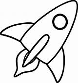 Coloring Astronaut Rocket Wecoloringpage sketch template