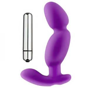 pro sensual soft angled tip anal prostate massager purple