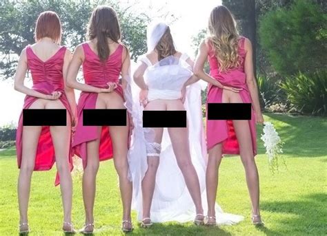 Bridesmaids Showing Butts In Wedding Photos Latest