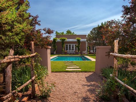 step inside a stunning adobe home in santa fe new mexico