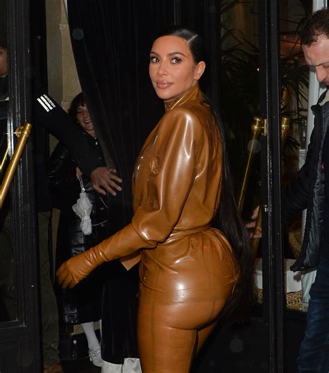 Kim Kardashian West And Kourtney Kardashian Wear Latex To Sunday Service