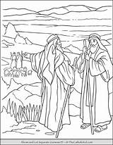 Bible Separate Thecatholickid Genesis Sunday Jacob Testament sketch template