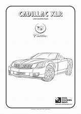 Cadillac Coloring Xlr Pages Cool Print Cars sketch template