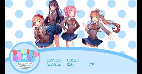 ddlc reprogrammed title screen wip rddlcmods