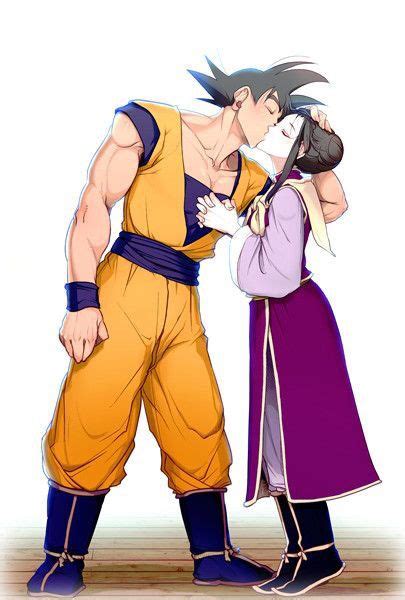 Goku Gives Chichi A Kiss Anime Dragon Ball Goku And