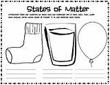 Matter Science States Classroomfreebies Grade Activities sketch template