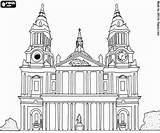 Cathedral Coloring London Paul Saint Designlooter 93kb 250px sketch template