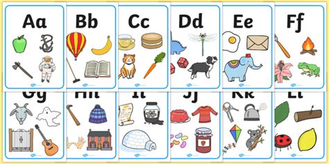 large alphabet display posters   classroom