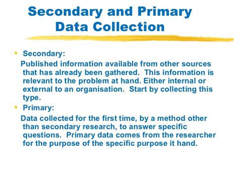 primary  secondary research ig
