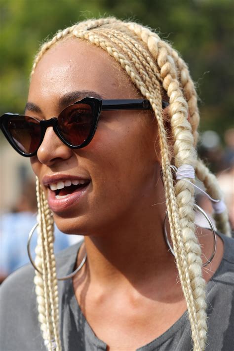 solange is a blondie now and looks fabulous obvs essence