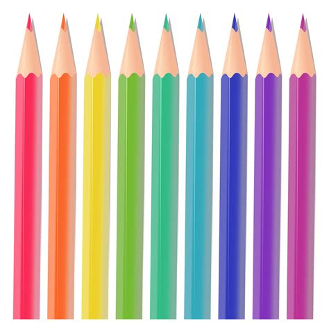 color pencils  vector art  vecteezy