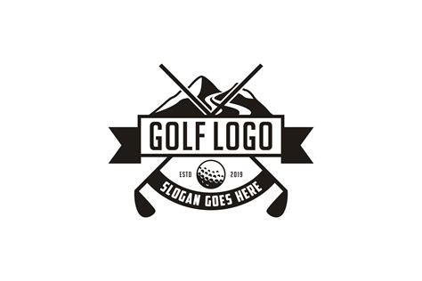 golf logo golf tournament logo design vector illustration  vector art  vecteezy