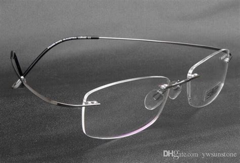 silhouette titanium rimless optical glasses frame no screw prescription