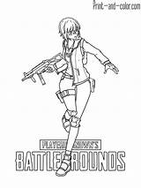 Battlegrounds Pubg Playerunknown sketch template