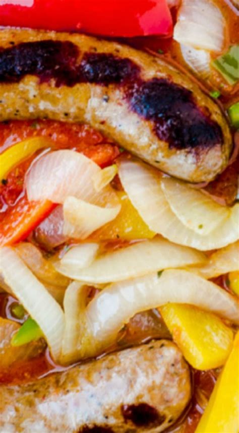 easy sausage and peppers ~ this easy recipe is pure