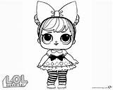 Coloring Pages Doll Lol Curious Surprise Qt Printable sketch template