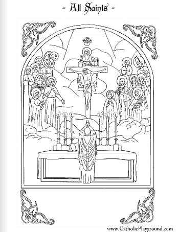 coloring pages  catholic mass   catholic coloring