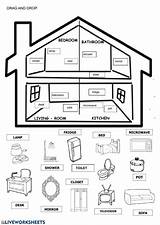 Objects Liveworksheets sketch template