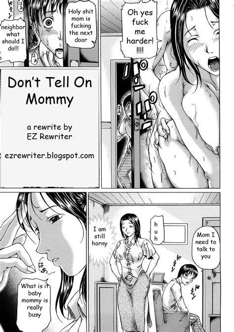 Don T Tell On Mommy Hentai Manga Luscious