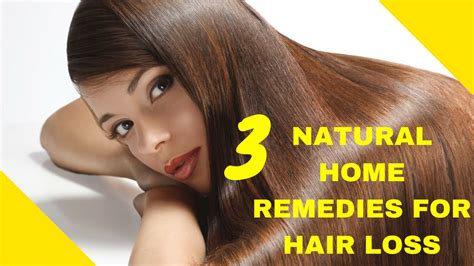 3 natural home remedies for hair loss that really work youtube