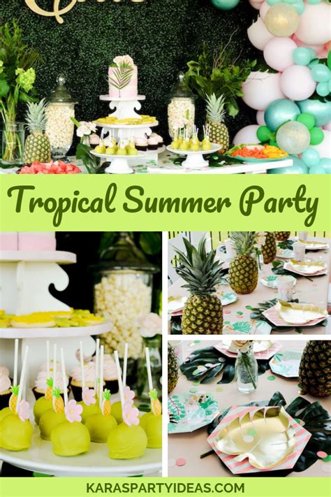 kara s party ideas tropical summer party kara s party ideas