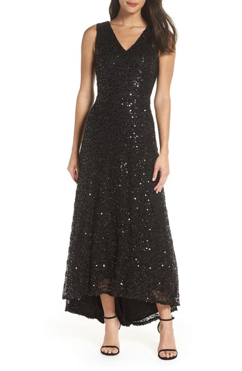 morgan  sequin lace highlow gown nordstrom high  gown dresses evening dresses