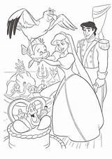 Coloring Mermaid Pages Little Disney Details Toddlers sketch template