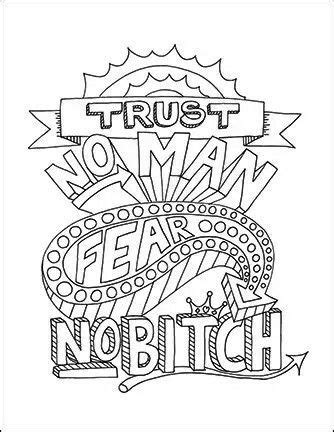 cuss word  printable coloring pages  adults