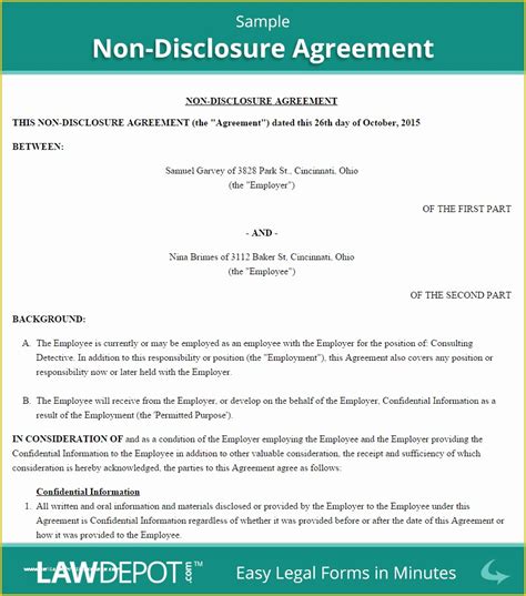 nda template    disclosure agreement create   heritagechristiancollege