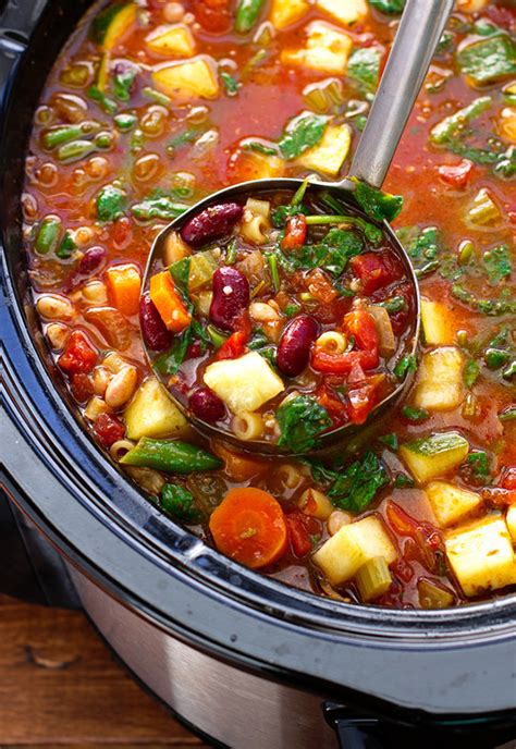 homemade minestrone soup slow cooker recipe  spice jar