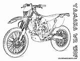 Coloring Pages Dirt Bike Motorcycle Yamaha Colouring Motorbike Rider Honda Yescoloring Boys Fierce Dirtbikes Print Kids Google Bikes Off Fmx sketch template