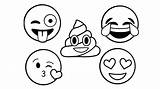 Poop Emojis Coloringhome Ausmalbilder Emoticon Favoriete Sheets Downloaden Uitprinten sketch template