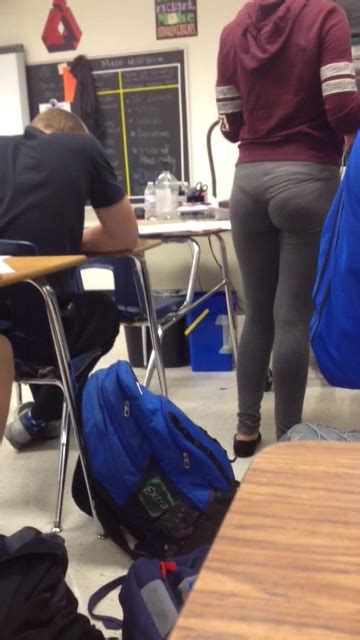 Visible Thong Line In Class 👌 Creepshots
