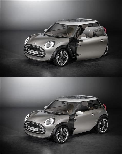 mini rocketman concept  geneva motor show spare wheel