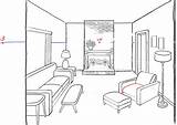Room Drawing Living Perspective Draw Point Eye Birds Inside Bedroom Interior Vanishing Step Tutorial Drawinghowtodraw Chair House Sketches Perspectiva Dibujo sketch template