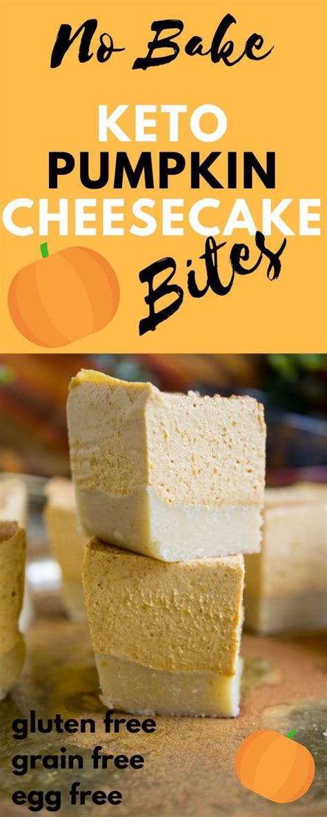 these low carb keto pumpkin cheesecake bites are a delicious no bake