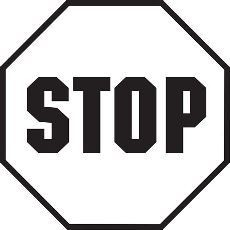 senal de stop recurso educativo  tiching   stop sign clip