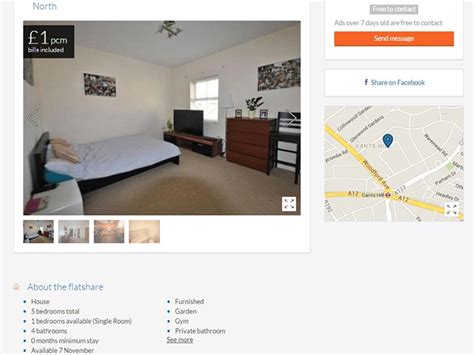 easyroommate user banned after advertising spare bed in
