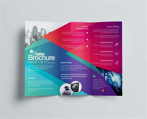 excellent professional corporate tri fold brochure template  template catalog