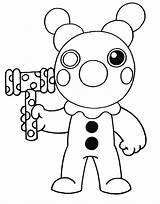 Roblox Coloring Pages Piggy sketch template